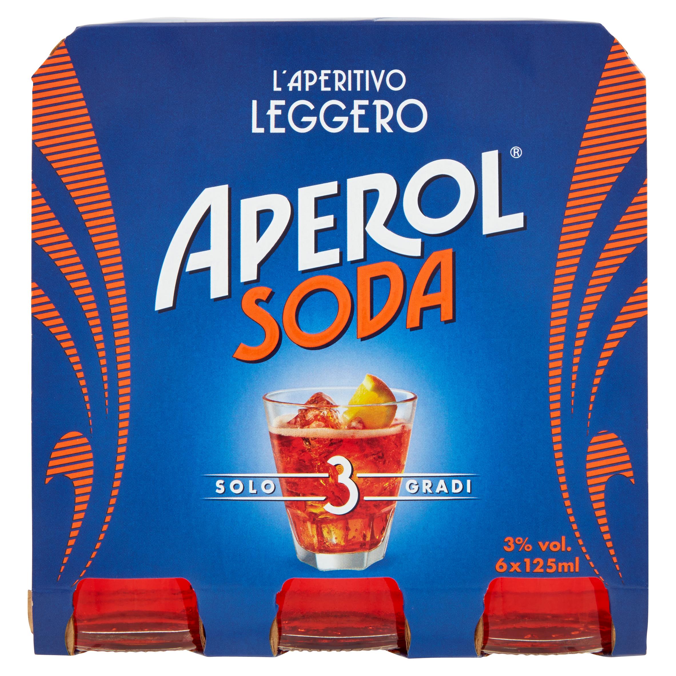 APEROL SODA CLUSTER 6X125 ML   M