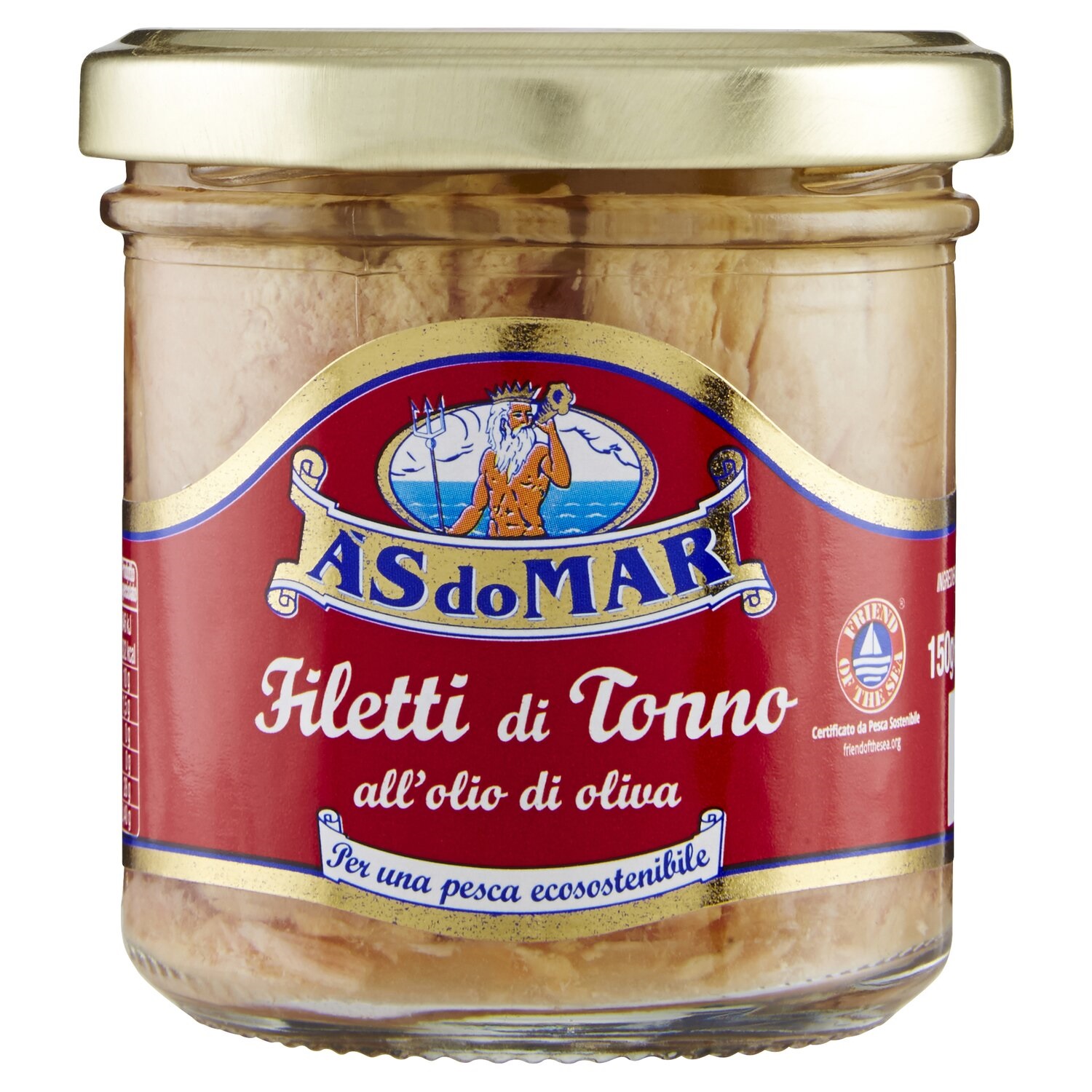 ASDOMAR FILETTI TONNO OLIO OLIVA 150 GR   XL