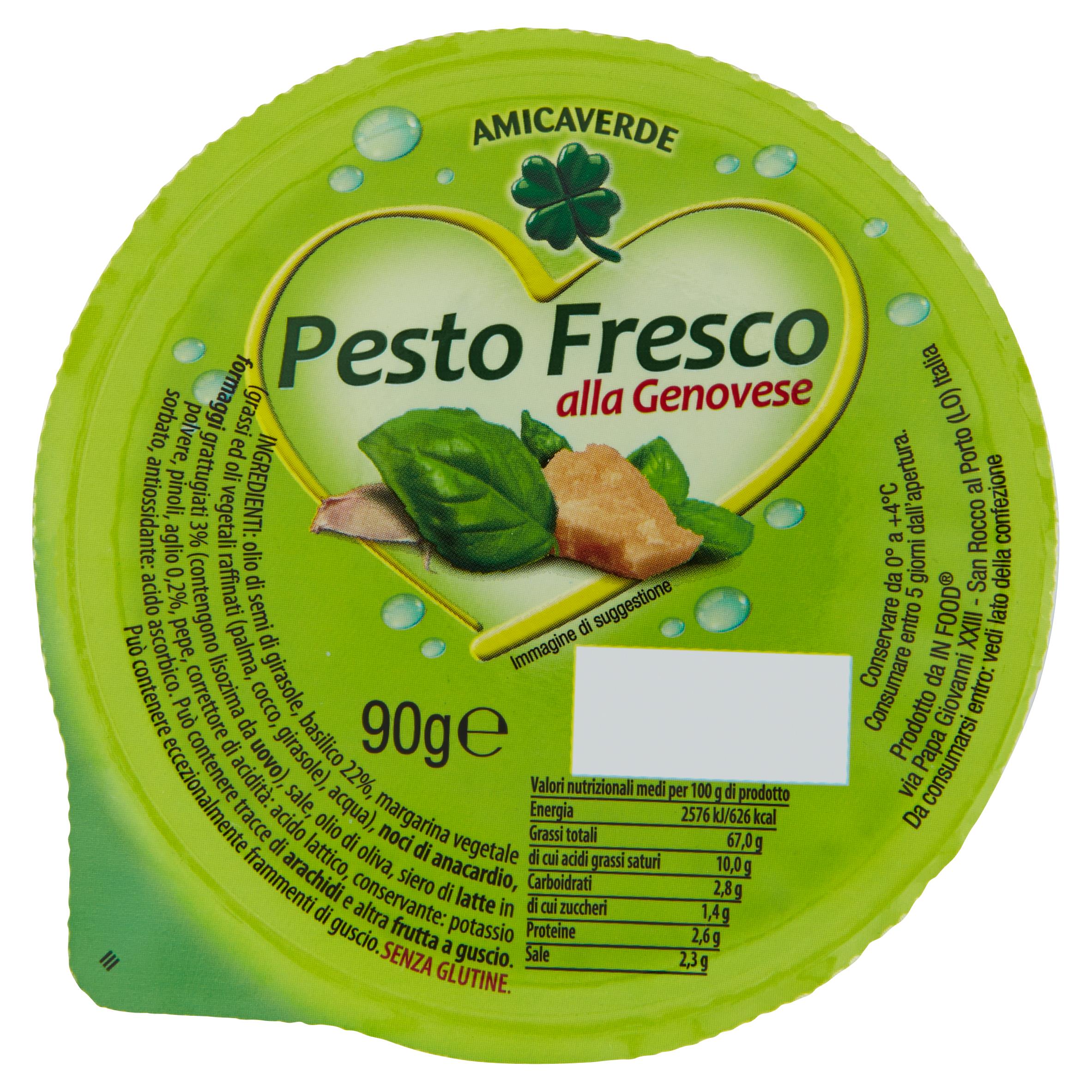 AMICA VERDE PESTO FRESCO 90 GR   M