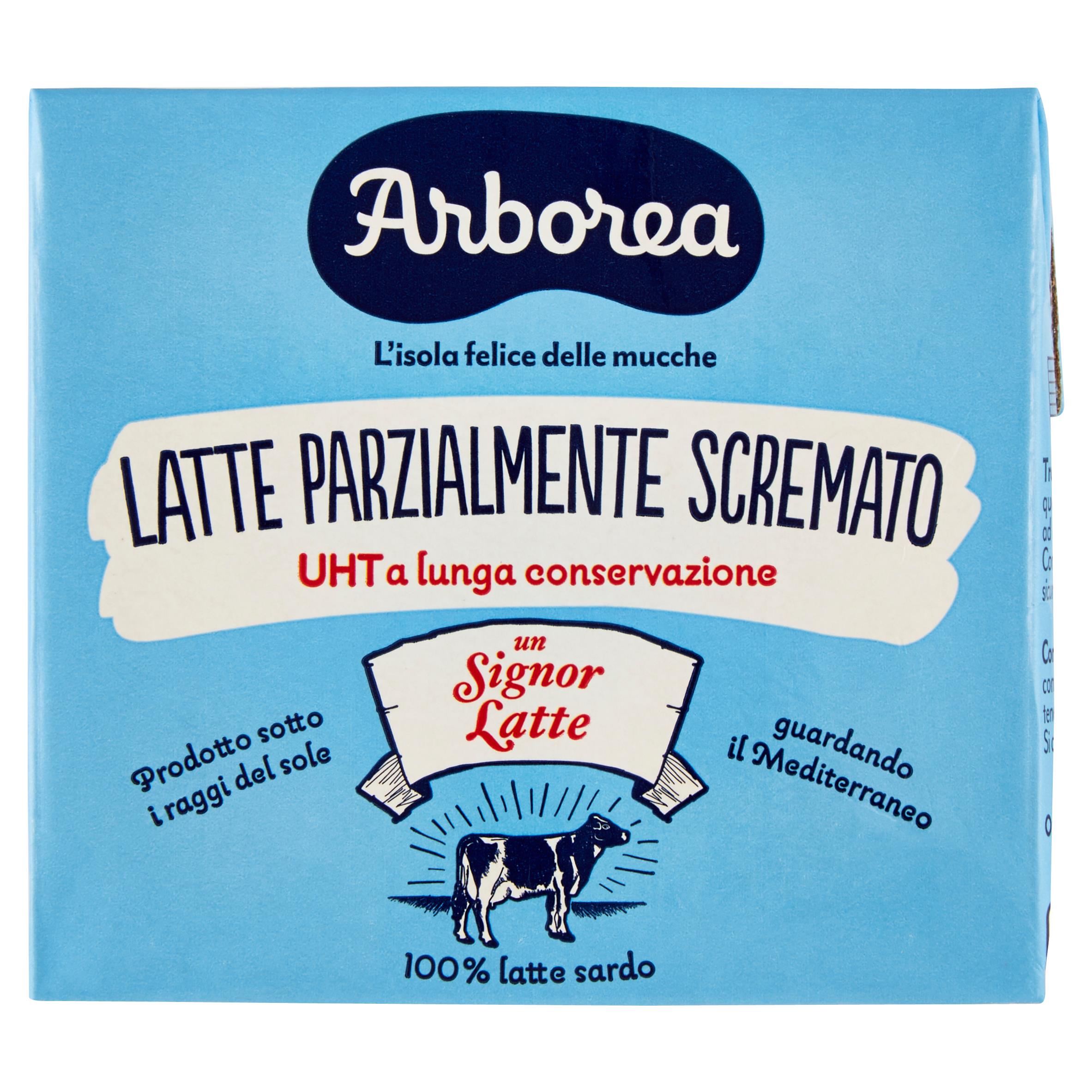 ARBOREA LATTE PARZ SCREMATO UHT 500 ML   S