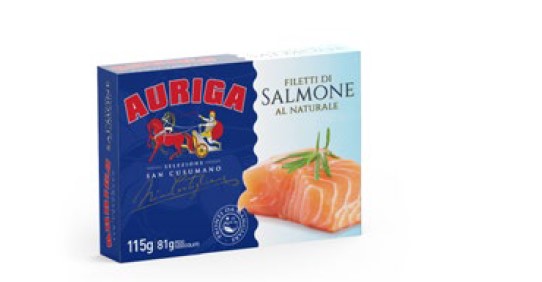 AURIGA FILETTI SALMONE NATURALE 115 GR   M