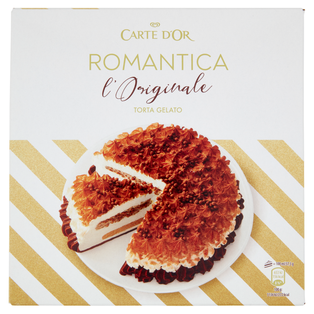 ALGIDA GEL TORTA ROMANTICA ORIG 657 GR   S