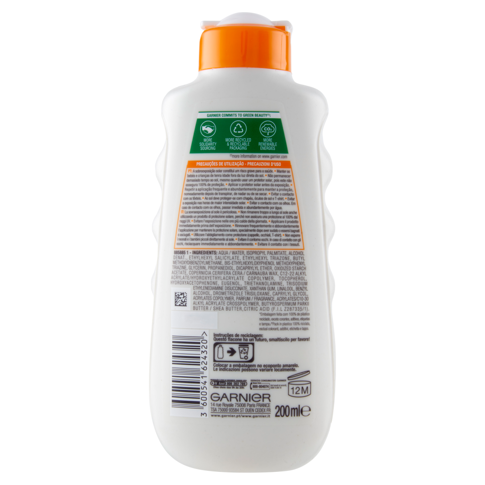 AMBRE SOLAIR LATTE SPF50 200 ML ESTAT   L