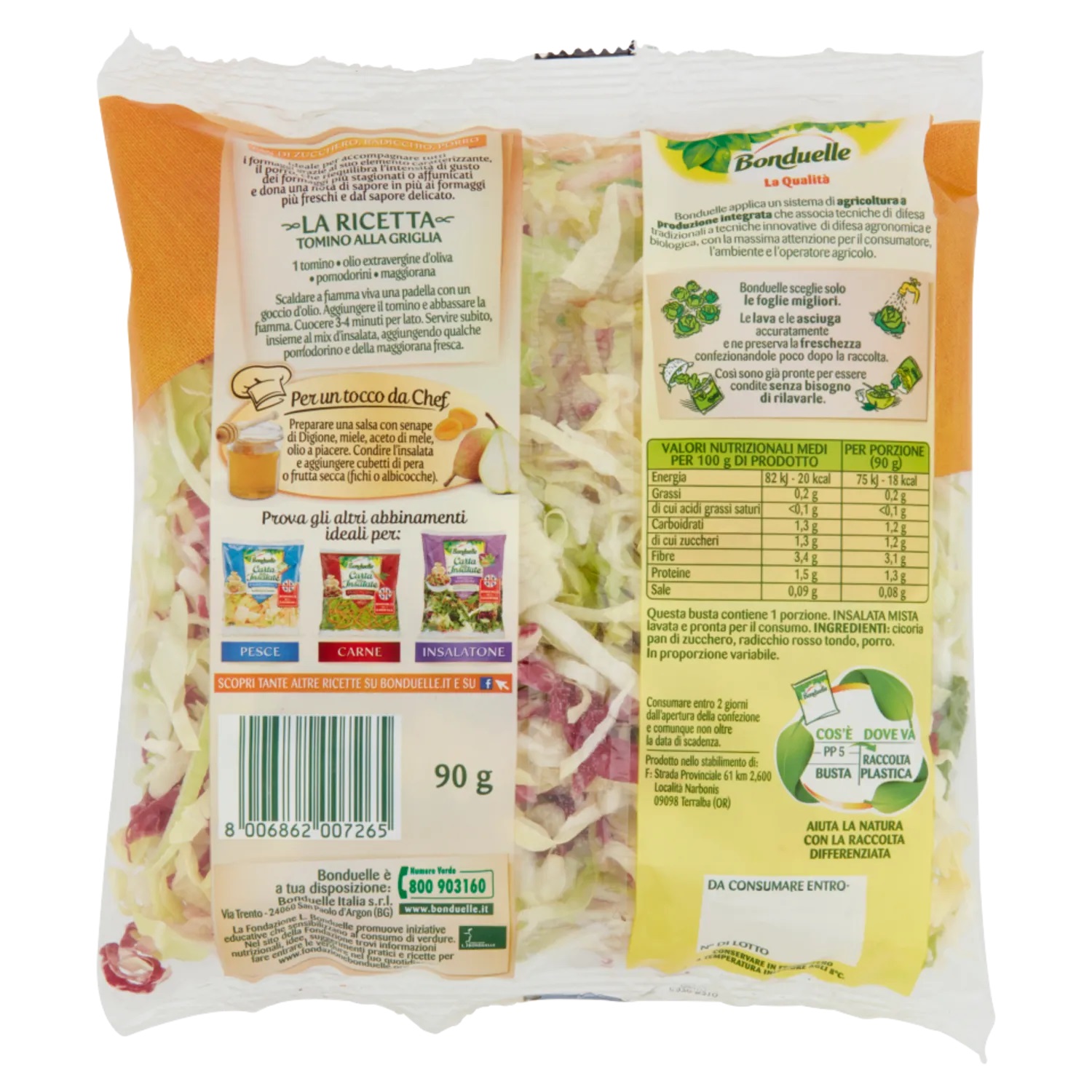 BONDUELLE CDI SQUISITA 90 GR   S