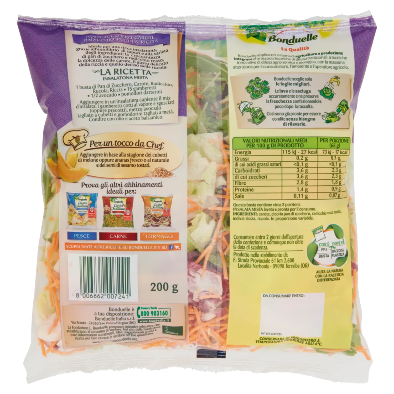 BONDUELLE CDI VITALE 200 GR   M