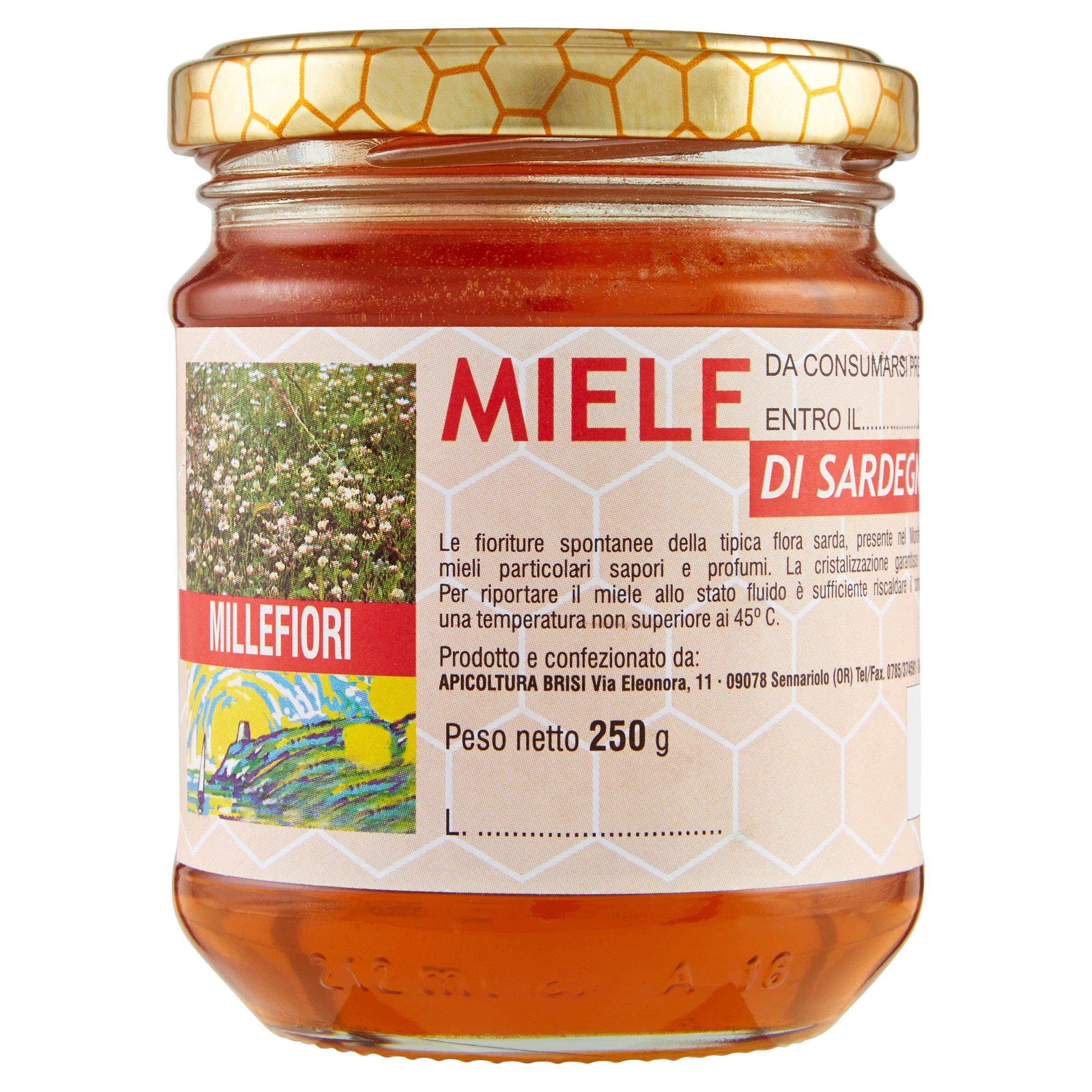 BRISI MIELE MILLEFIORI 250 GR   S