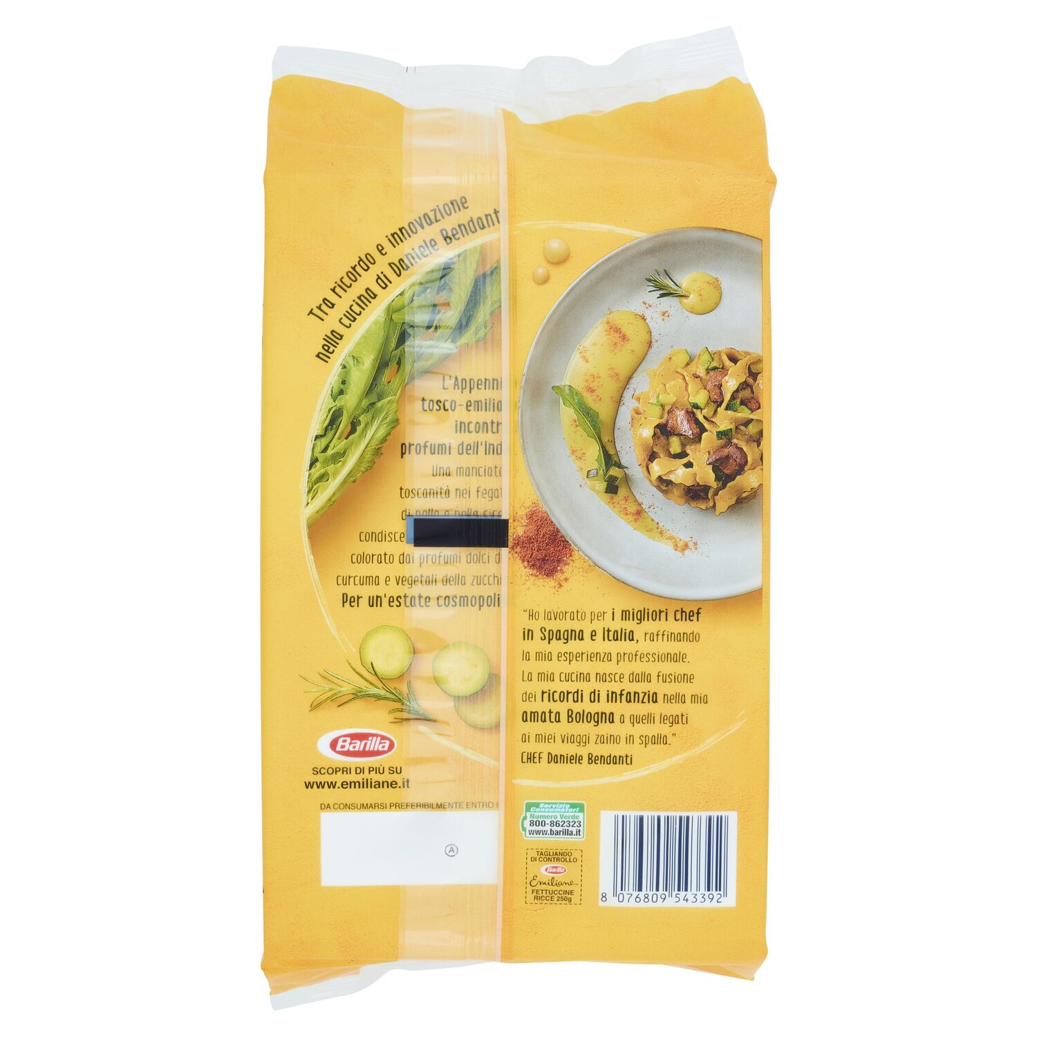 BARILLA EMILIANE FETTUCC RIC 250 GR   XL