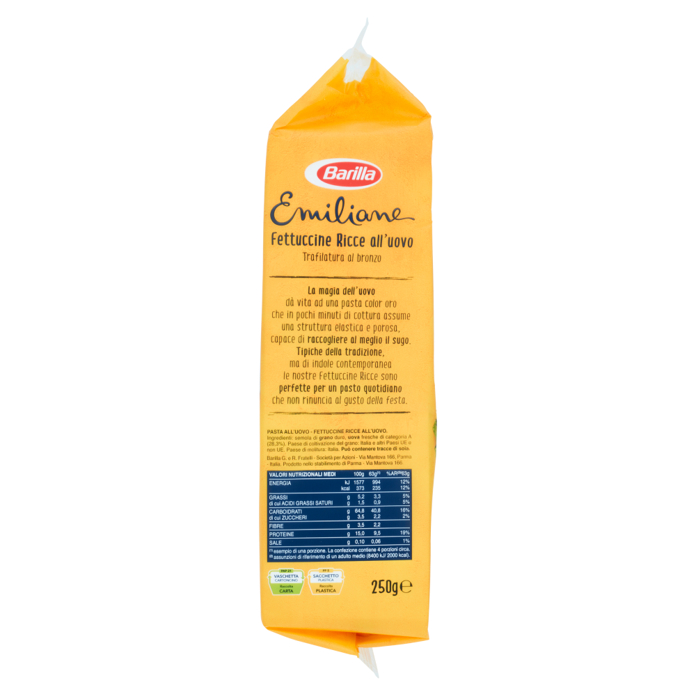 BARILLA EMILIANE FETTUCC RIC 250 GR   XL