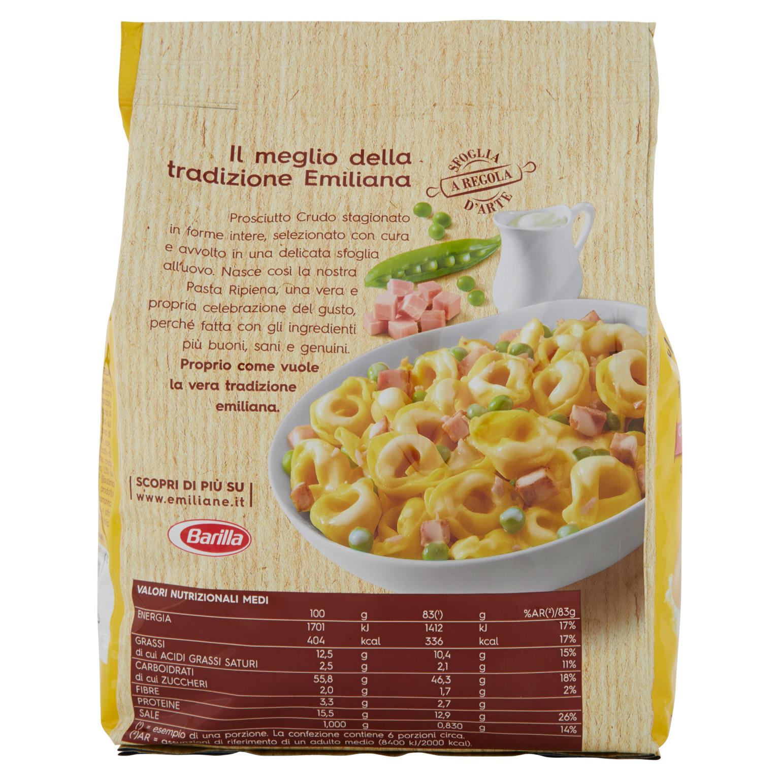 BARILLA TORTELLINI PROSC CRUDO 500 GR   M