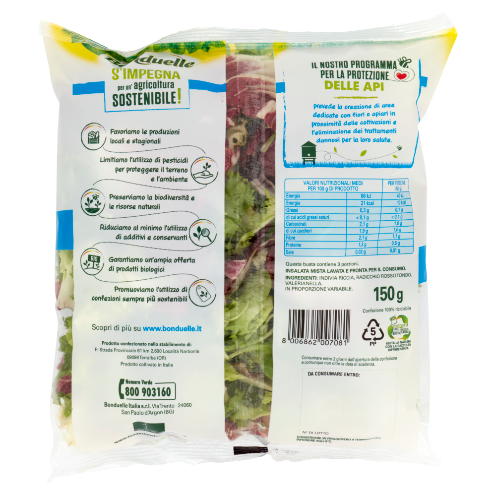 BONDUELLE ARMONIA INSALATINA 150 GR   S