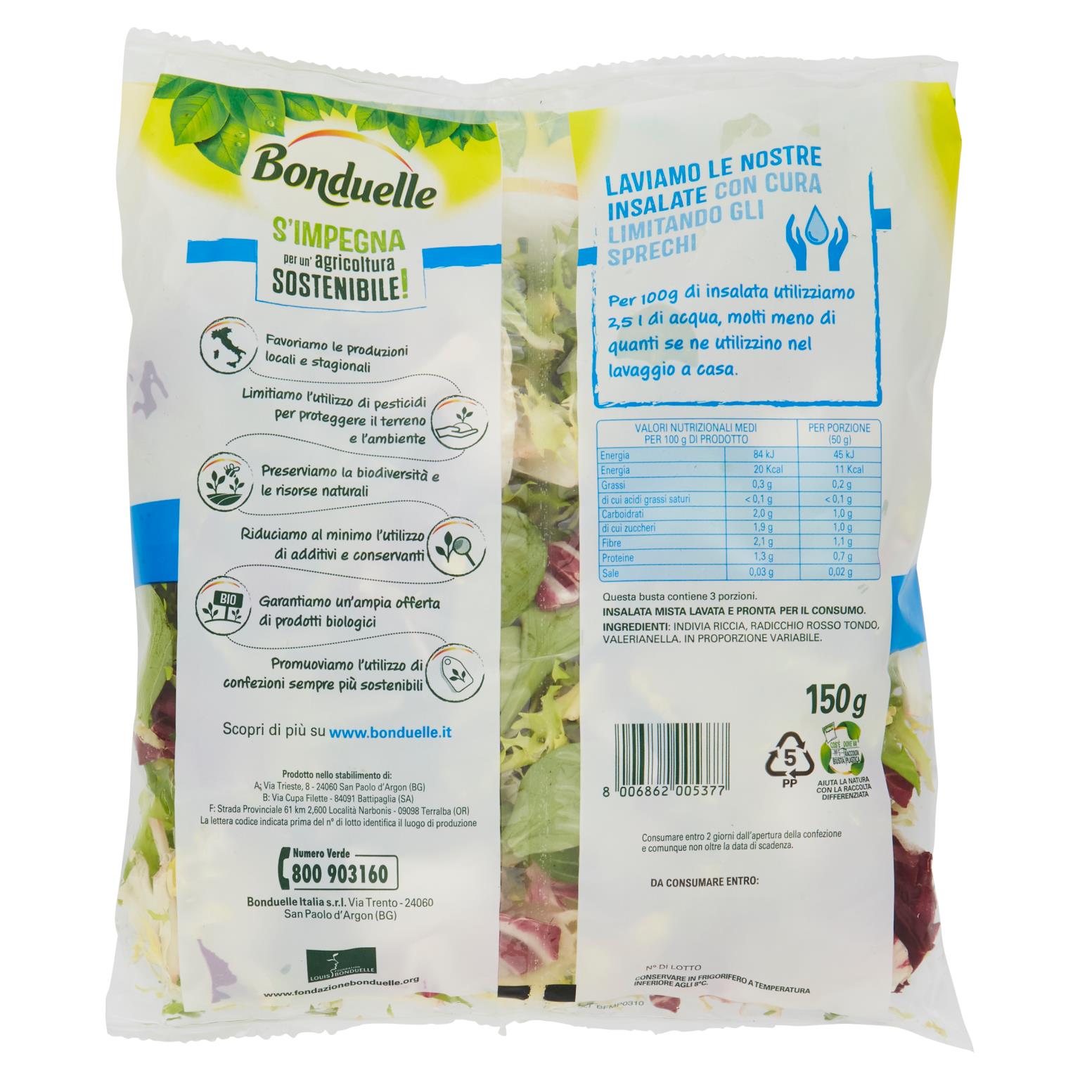 BONDUELLE ARMONIA INSALATINA 150 GR   S