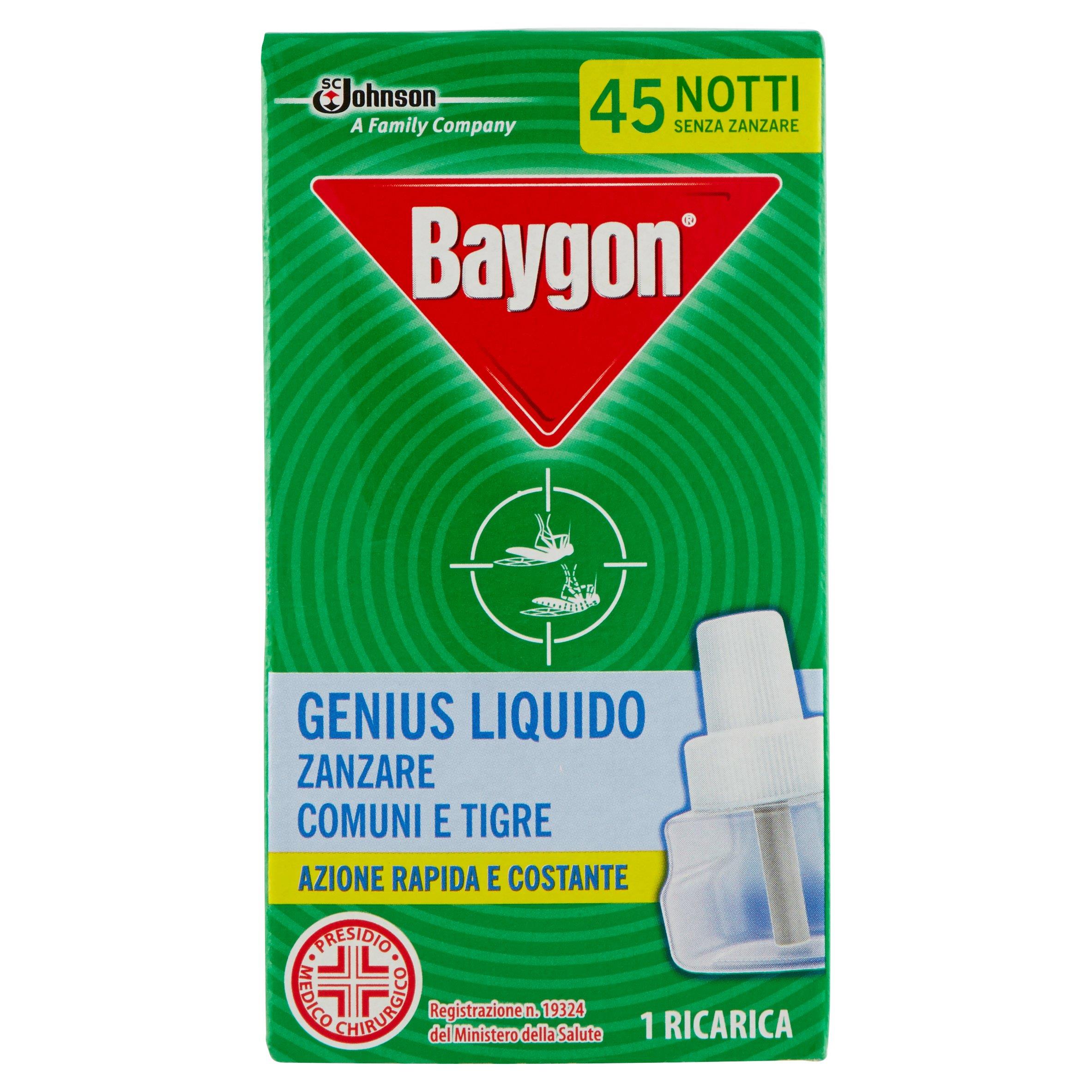 BAYGON GENIUS ELETTR LIQUIDO RIC 45 NOTT ESTAT   L