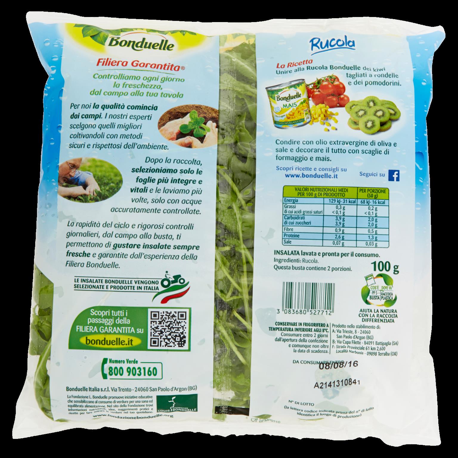 BONDUELLE RUCOLA 100 GR   S