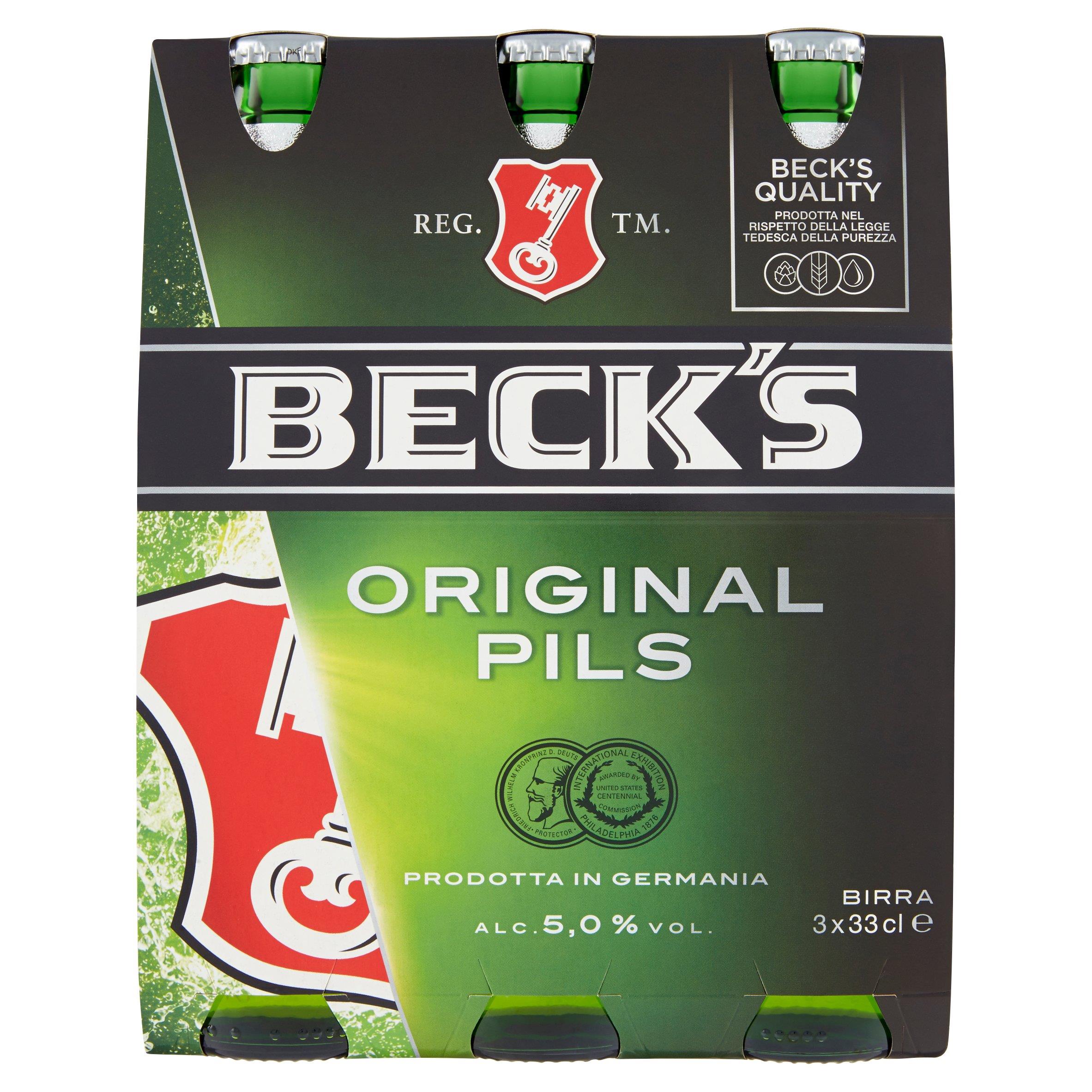 BECKS BIRRA TRIS 3X33 CL   S