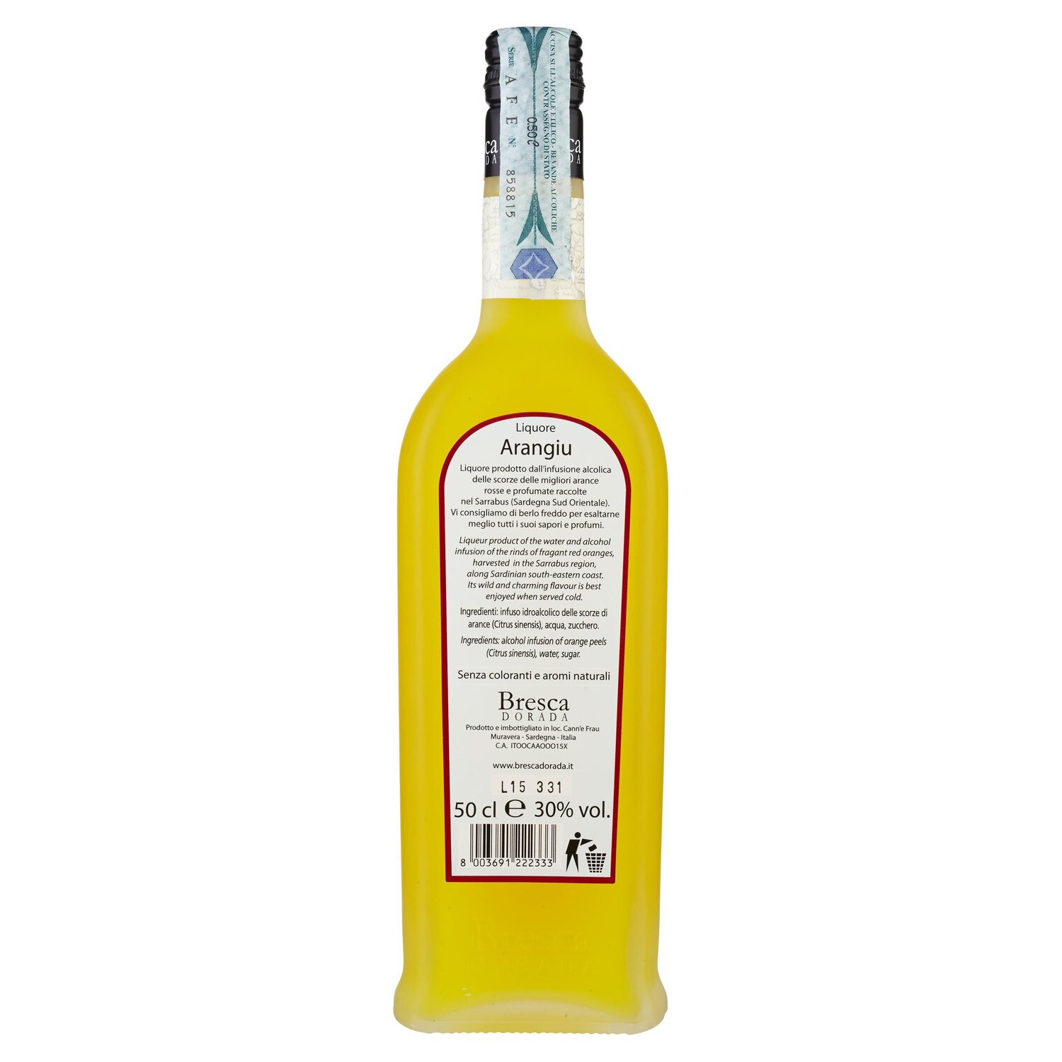 BRESCA LIQ ARANGIU 50 CL   M