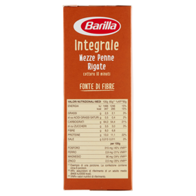 BARILLA PASTA INTEGRALI MEZZE PENNE 500 GR   S