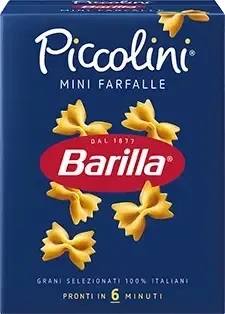 BARILLA PASTA MINI FARFALLE 500 GR   S