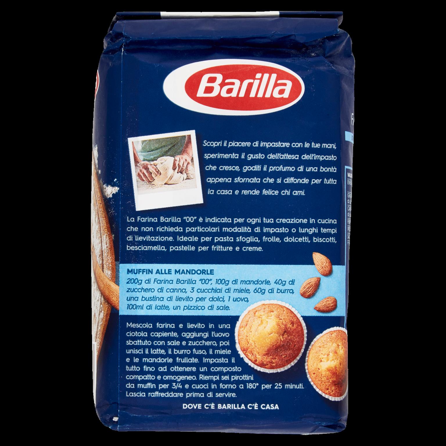FARINA BARILLA grano tenero tipo 00 GR.1000 - Barilla Flour