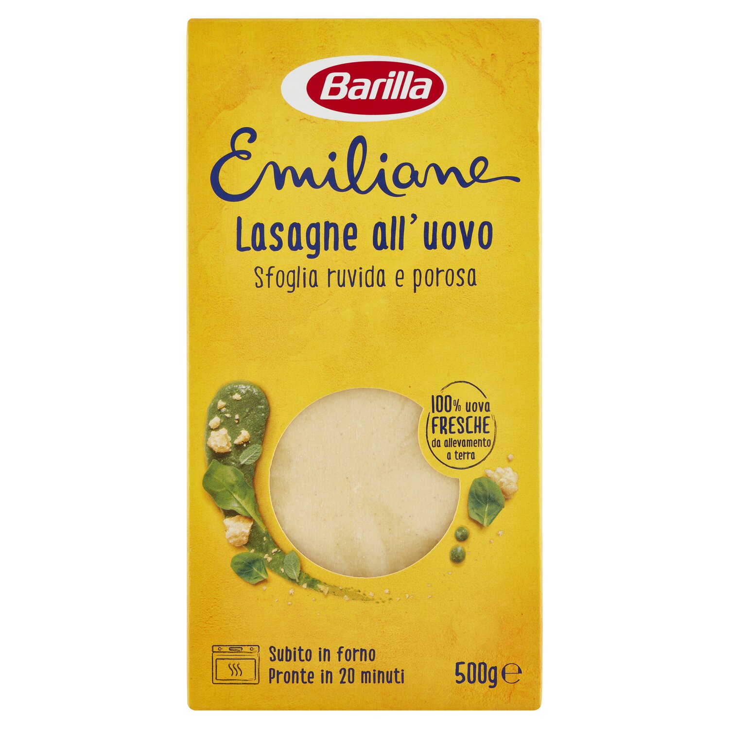 BARILLA LASAGNE ALLUOVO 199 500 GR   S