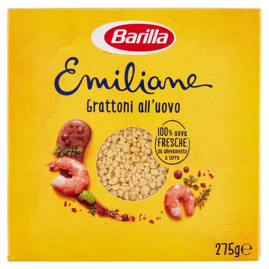 BARILLA PASTA UOVO GRATTONI 116 250 GR   XL