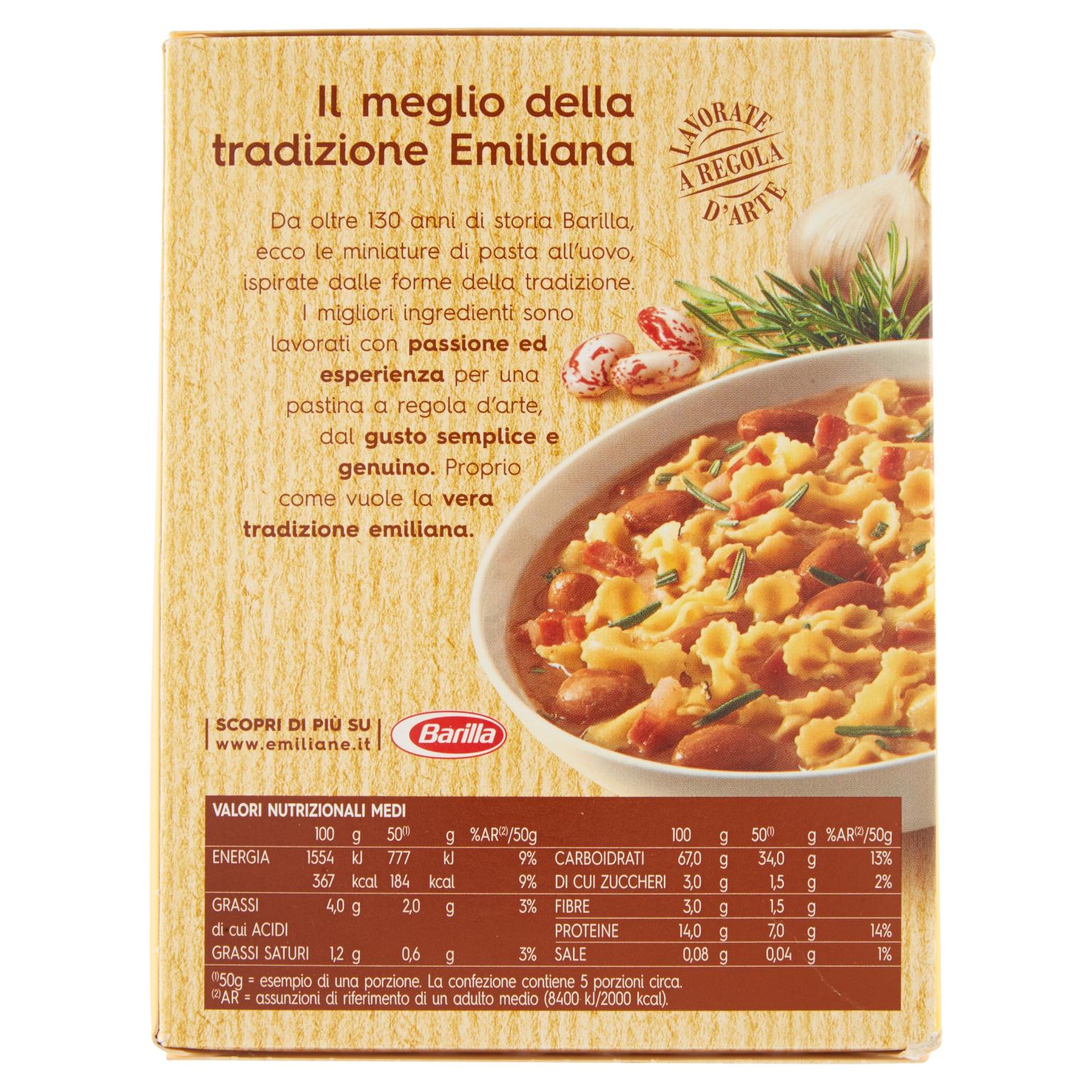 BARILLA PASTA UOVO FARF/INE 114 250 GR   M