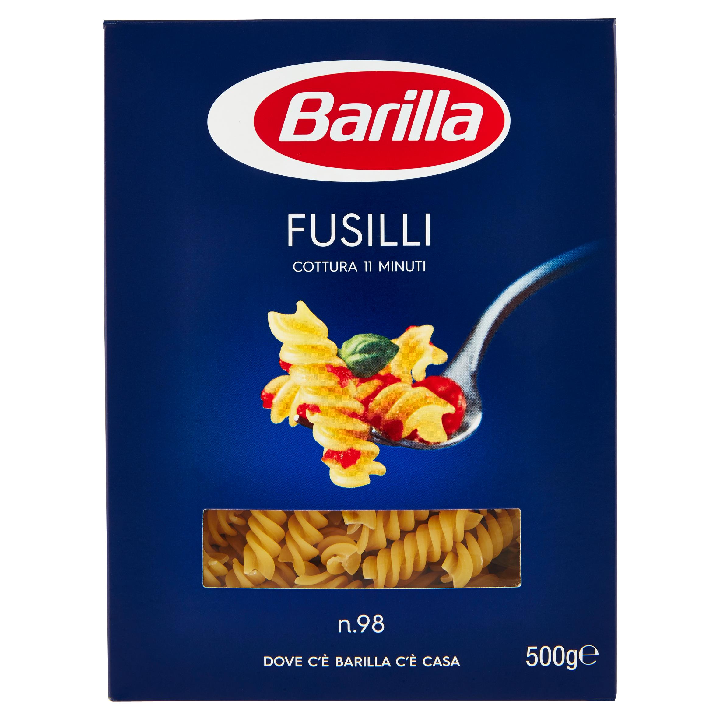 BARILLA PASTA 98 FUSILLI 500 GR   S