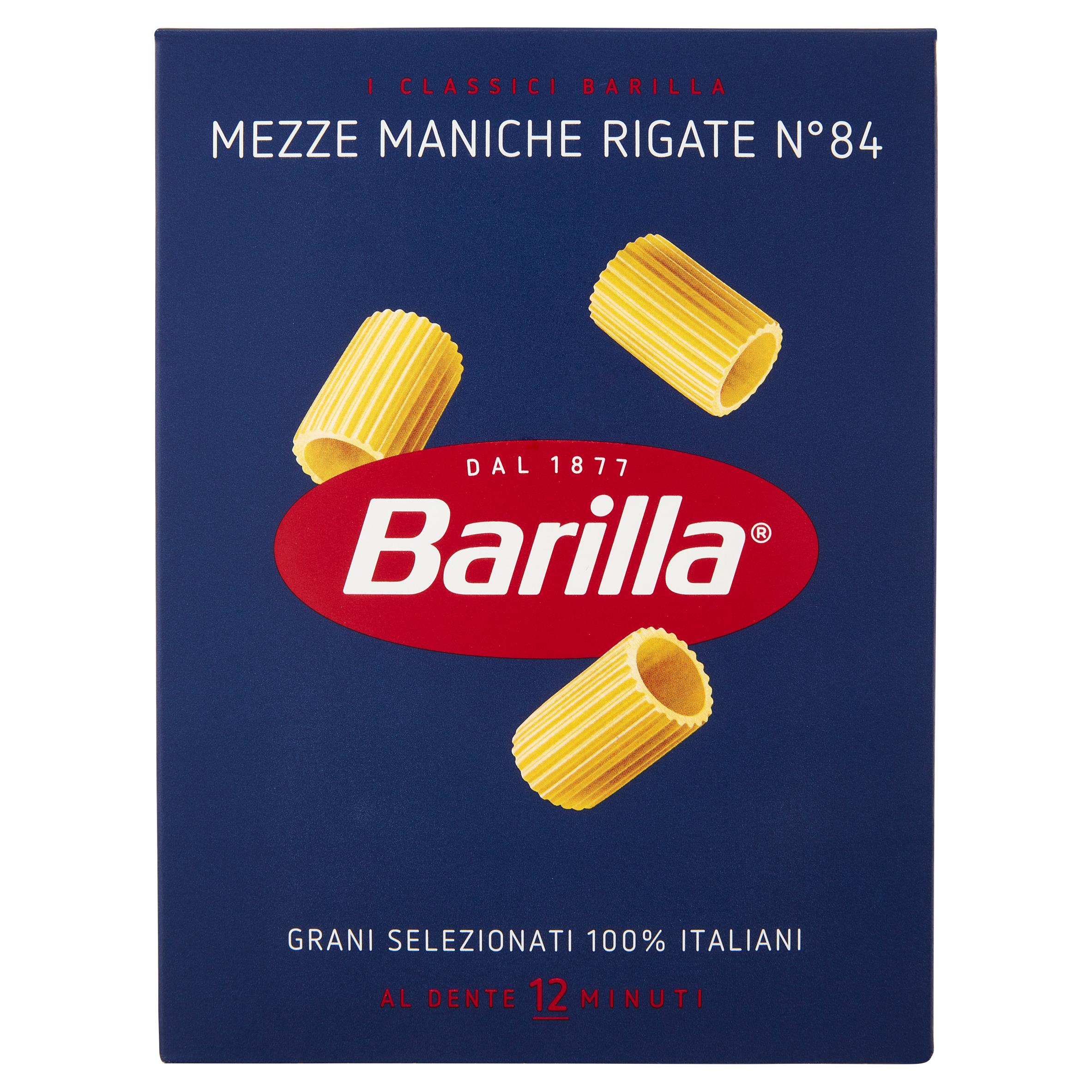 BARILLA PASTA 84 MEZZE MANICHE 500 GR   S