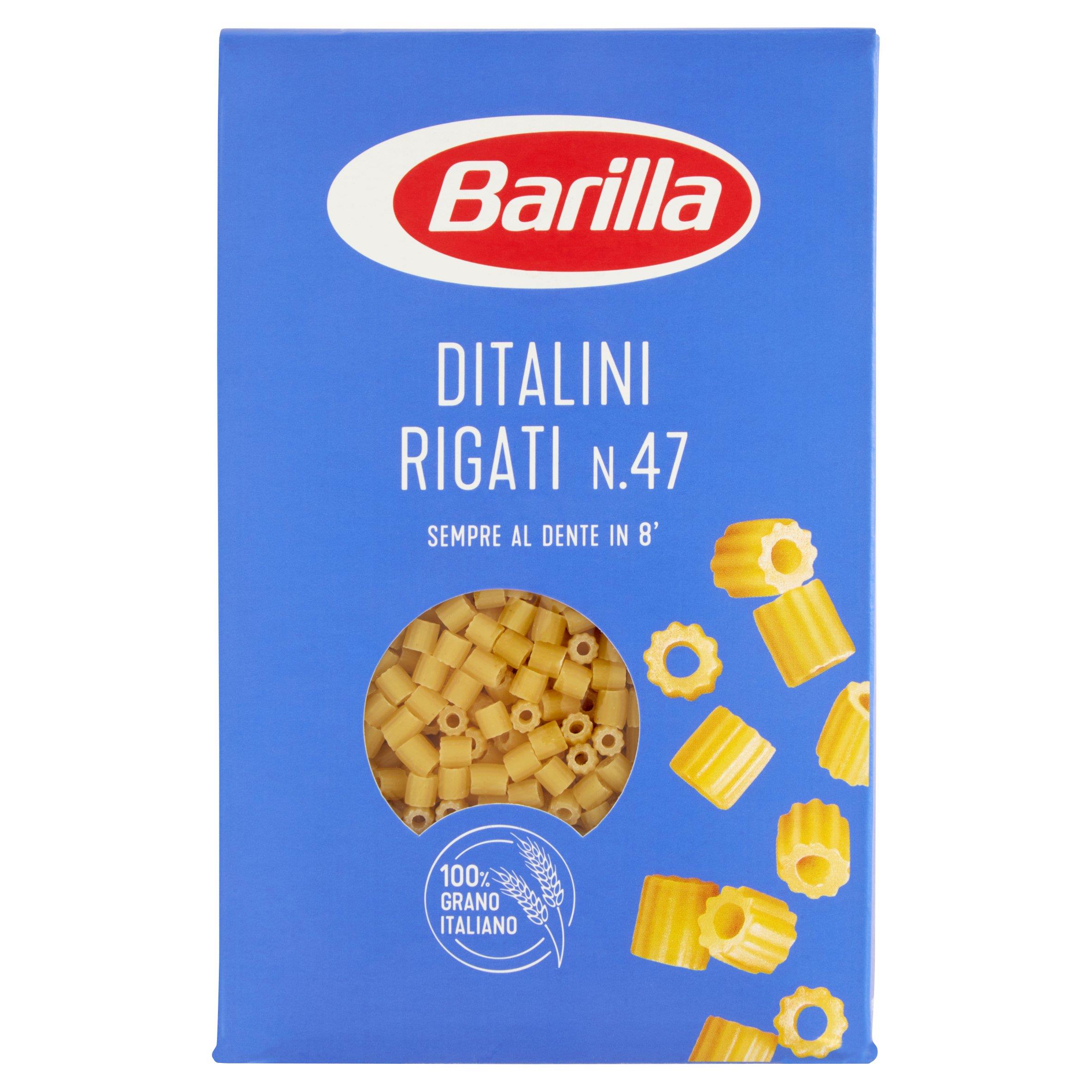 BARILLA PASTA 47 DITALINI RIG  500 GR   S