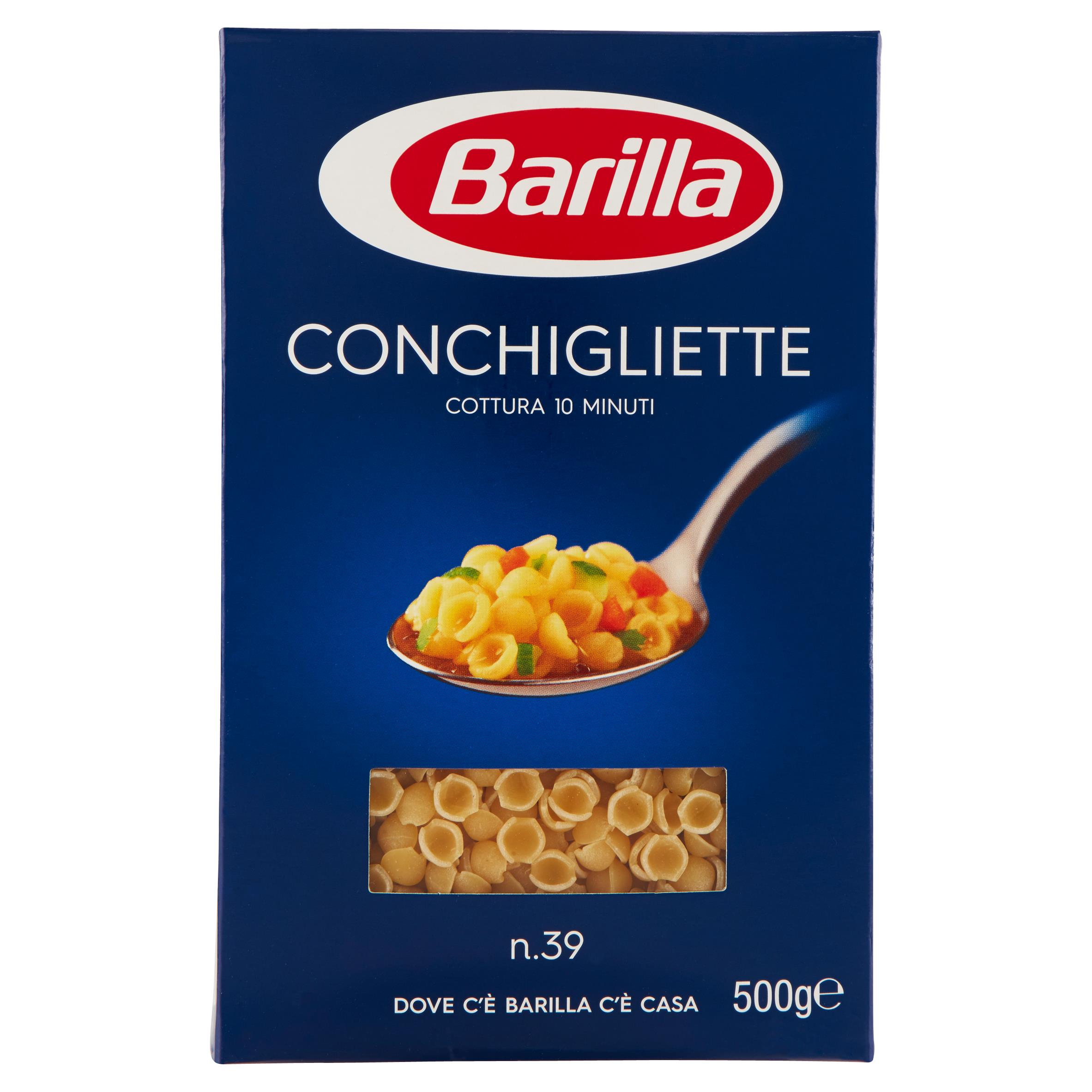 BARILLA PASTA 39 CONCHIGLIETTE 500 GR   M