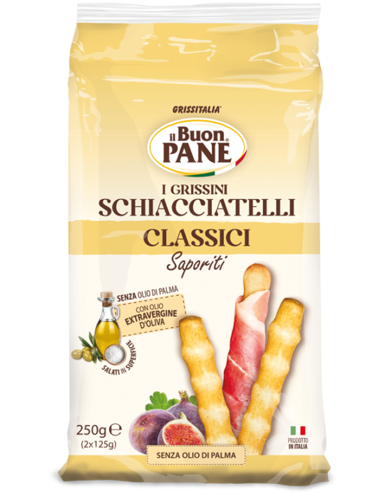 BUON PANE GRISSINI SCHIACCIATELLI 250  GR   S