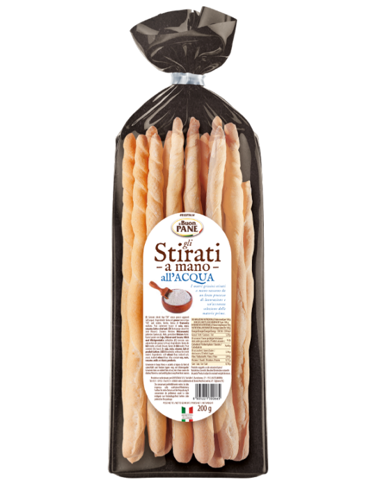 BUON    PANE GRISSINI STIRAT ALL ACQUA 200 GR   L