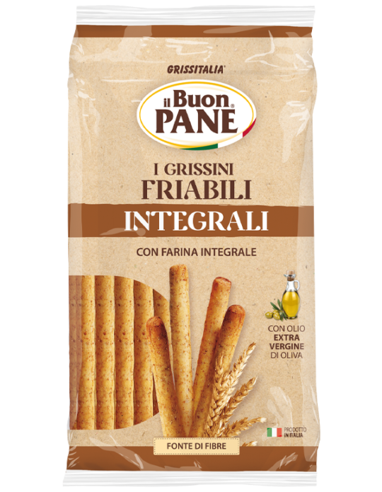 BUON PANE GRISSINI FRIAB INTEGRALE 350 GR   L