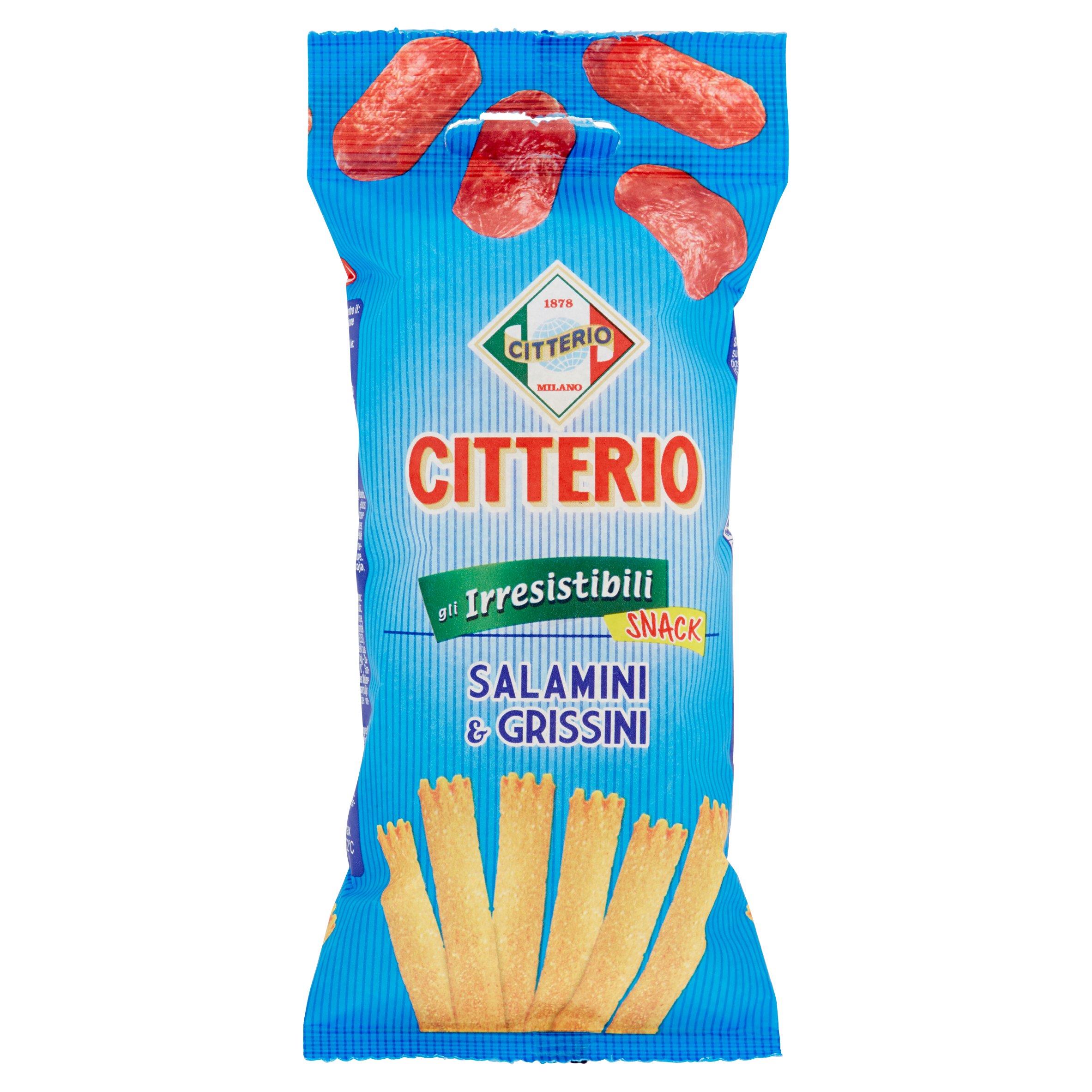 CITTERIO IRRESISTIBILI SALAME E GRISSINI   L