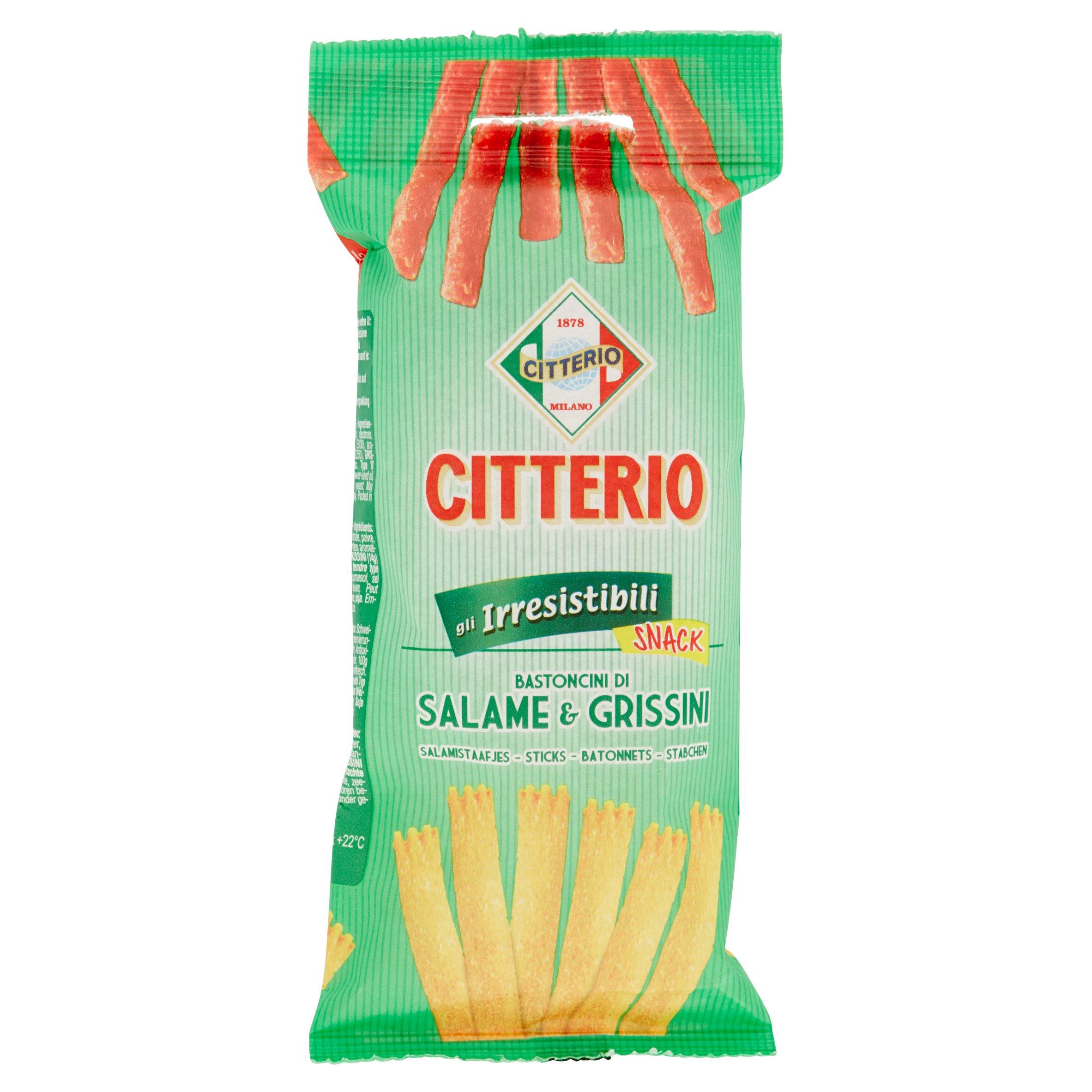 CITTERIO IRRESI BASTO SALAME GRIS SNACK 40 GR   M