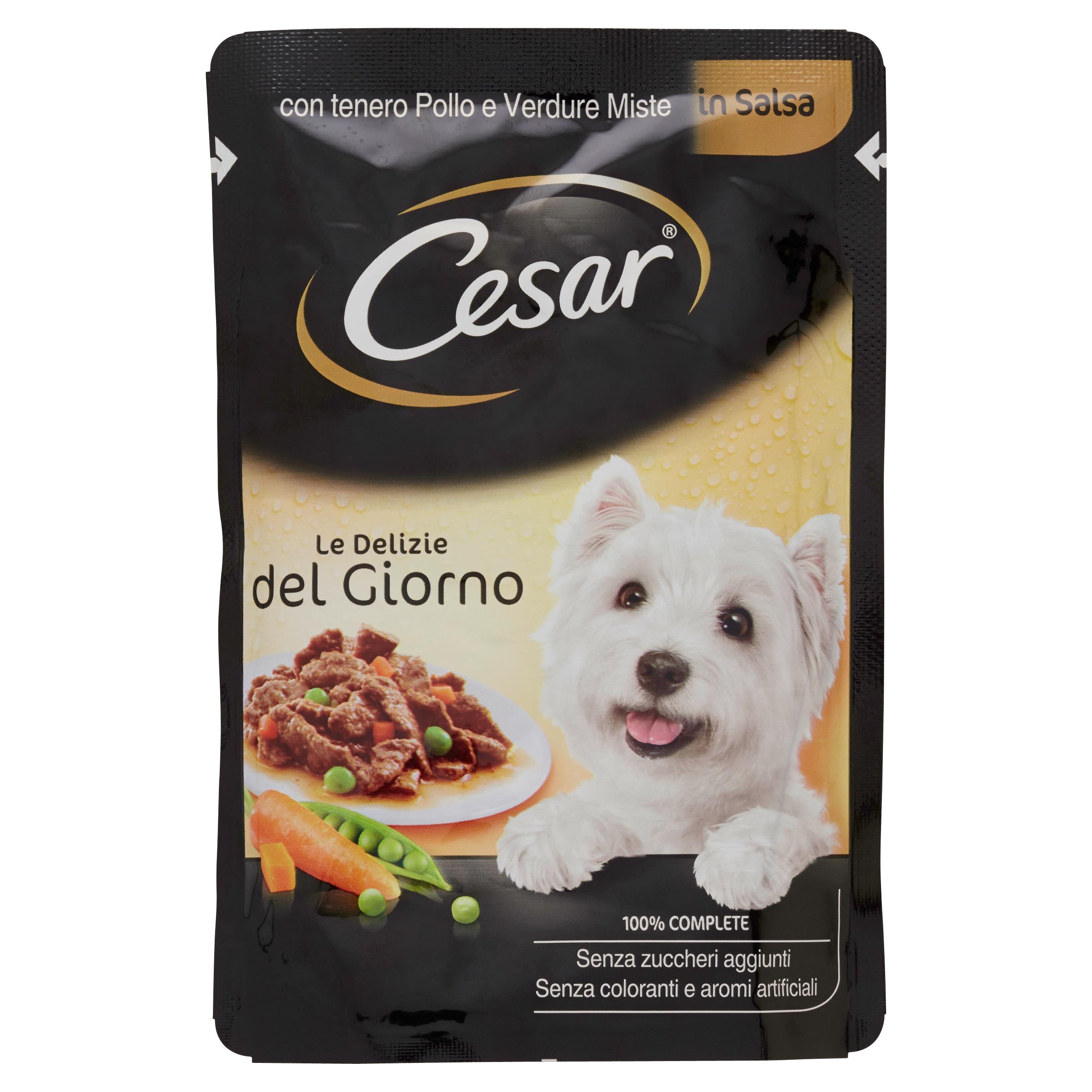 CESAR DELIZIE VAPORE POLLO 100 GR   L