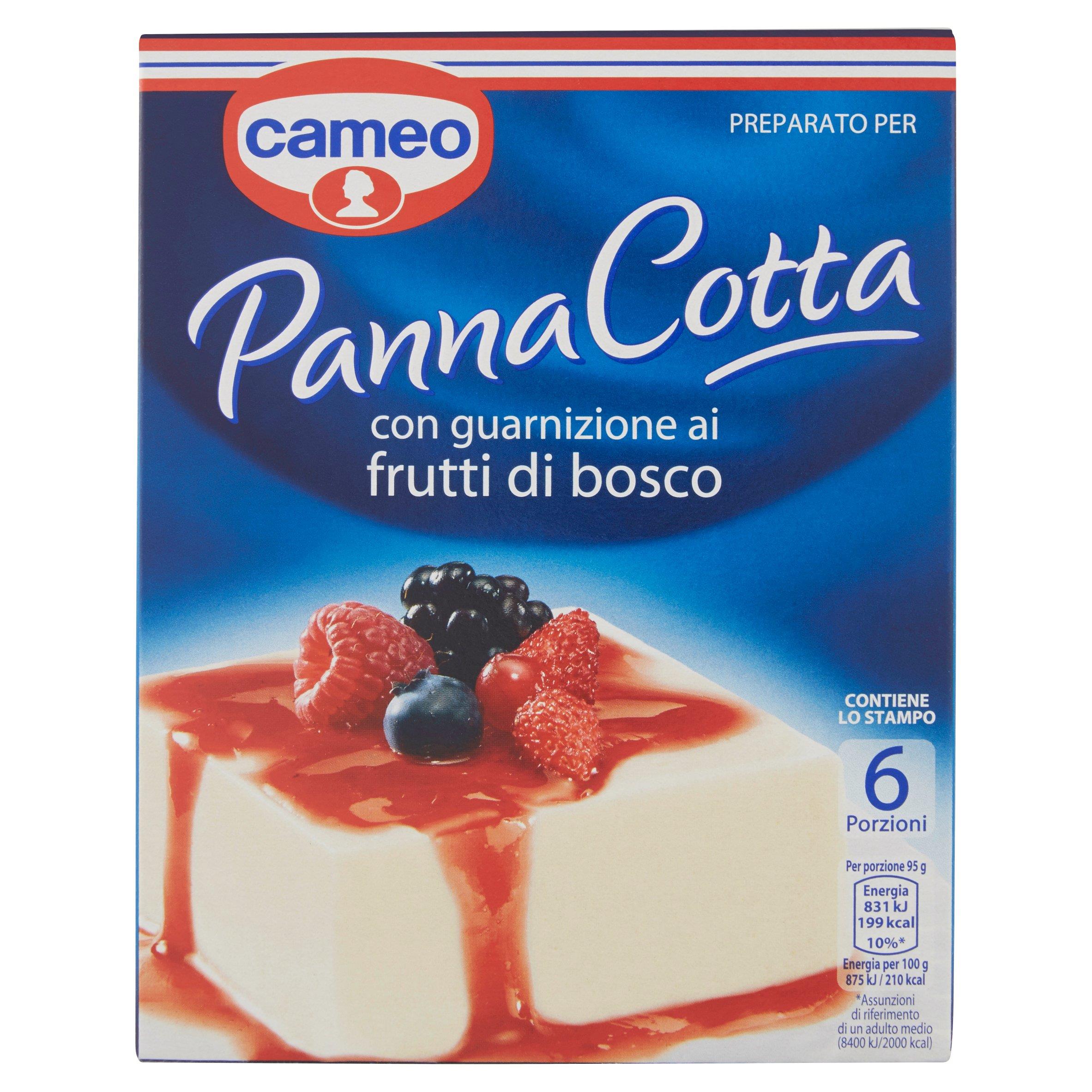 CAMEO PANNA COTTA FRUTTI DI BOSCO 107 GR   L