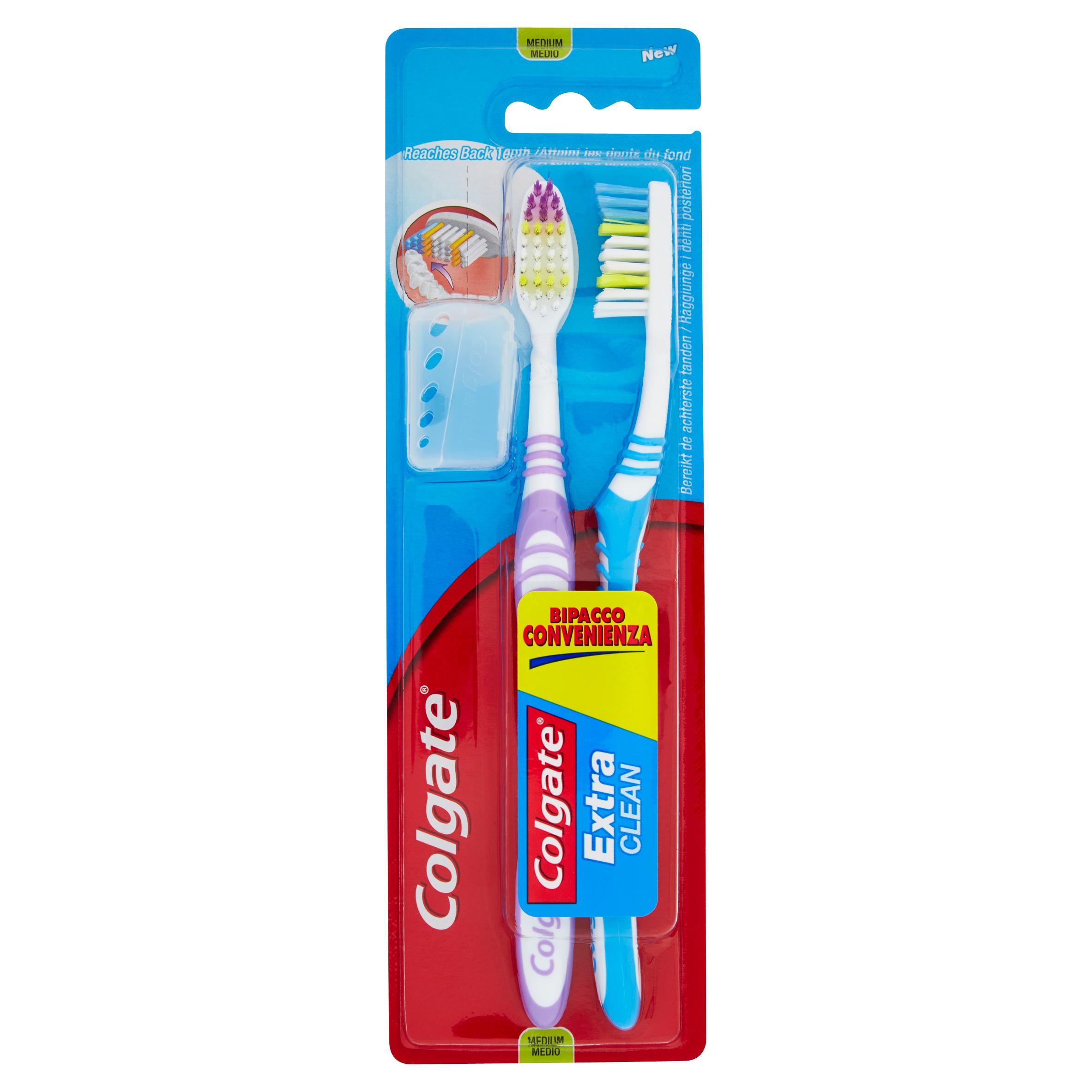 COLGATE SPAZZ EXTRA CLEAN 2 PZ   S