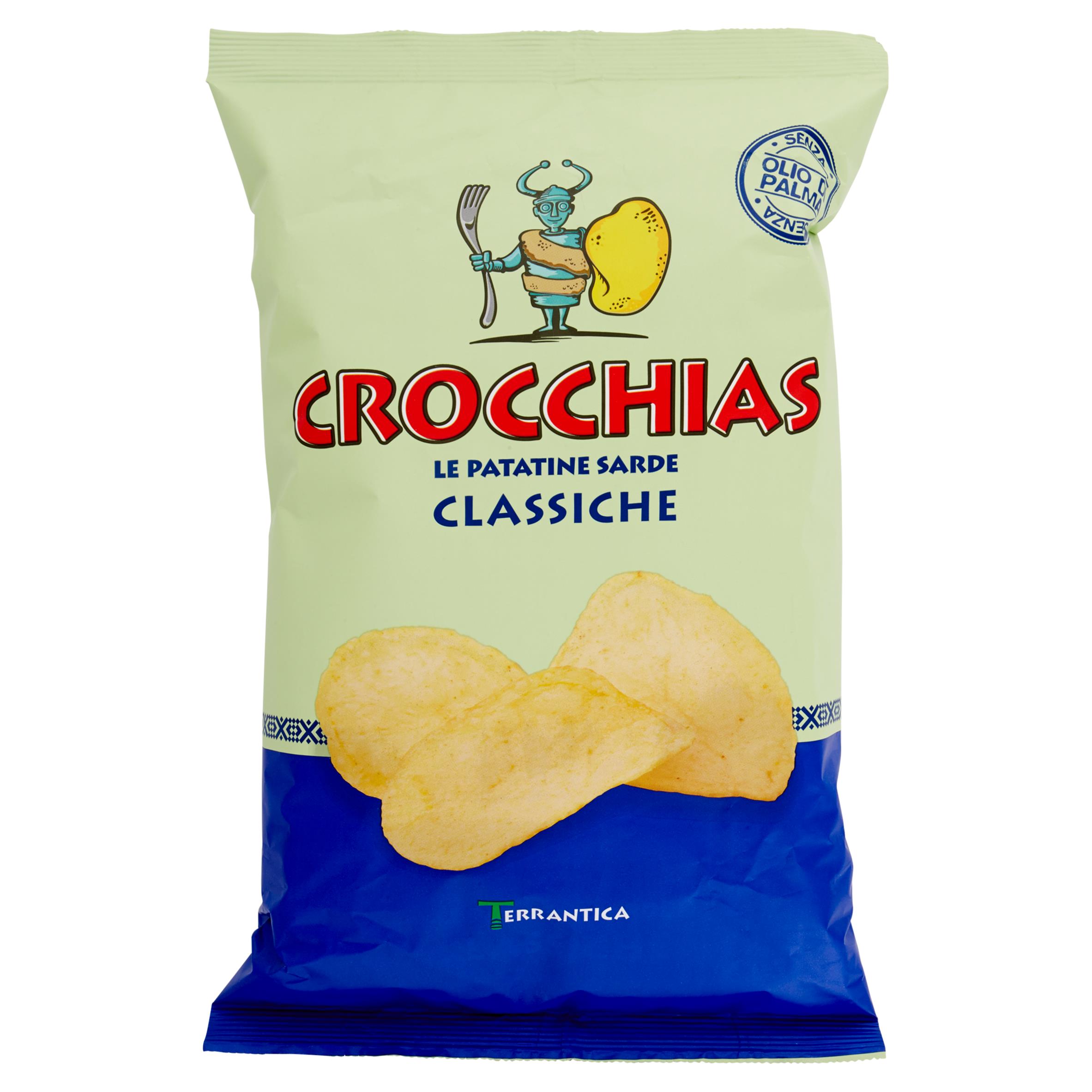 CROCCHIAS PATATINE TRADIZIONALI 180 GR   S