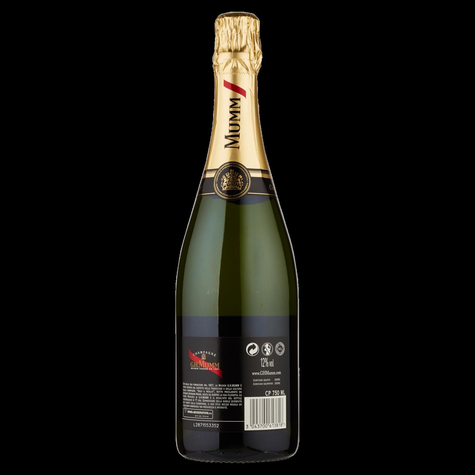 CHAMPAGNE MUMM CORDON ROUGE 75 CL   M