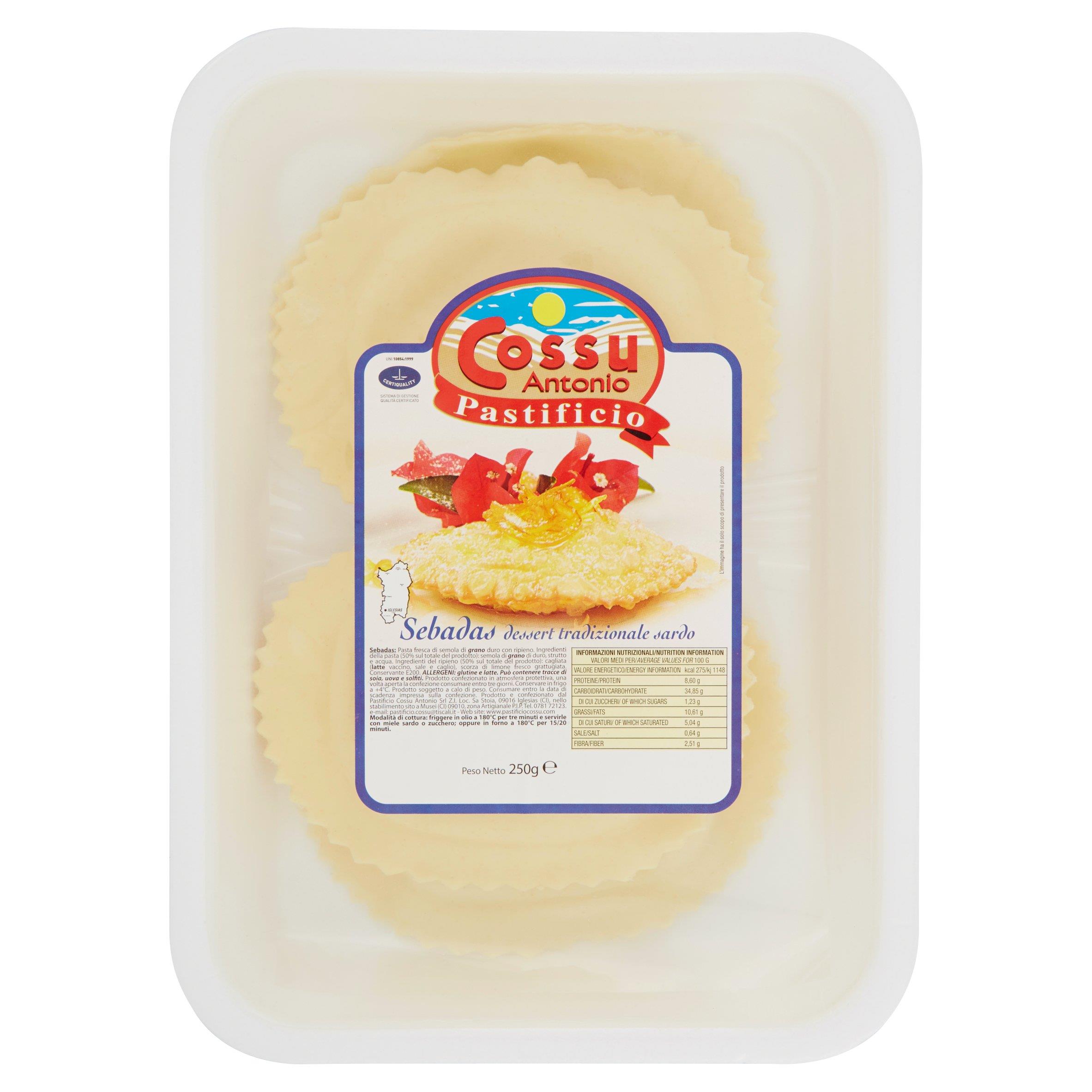 COSSU SEBADAS AL FORMAGGIO 240 GR   S