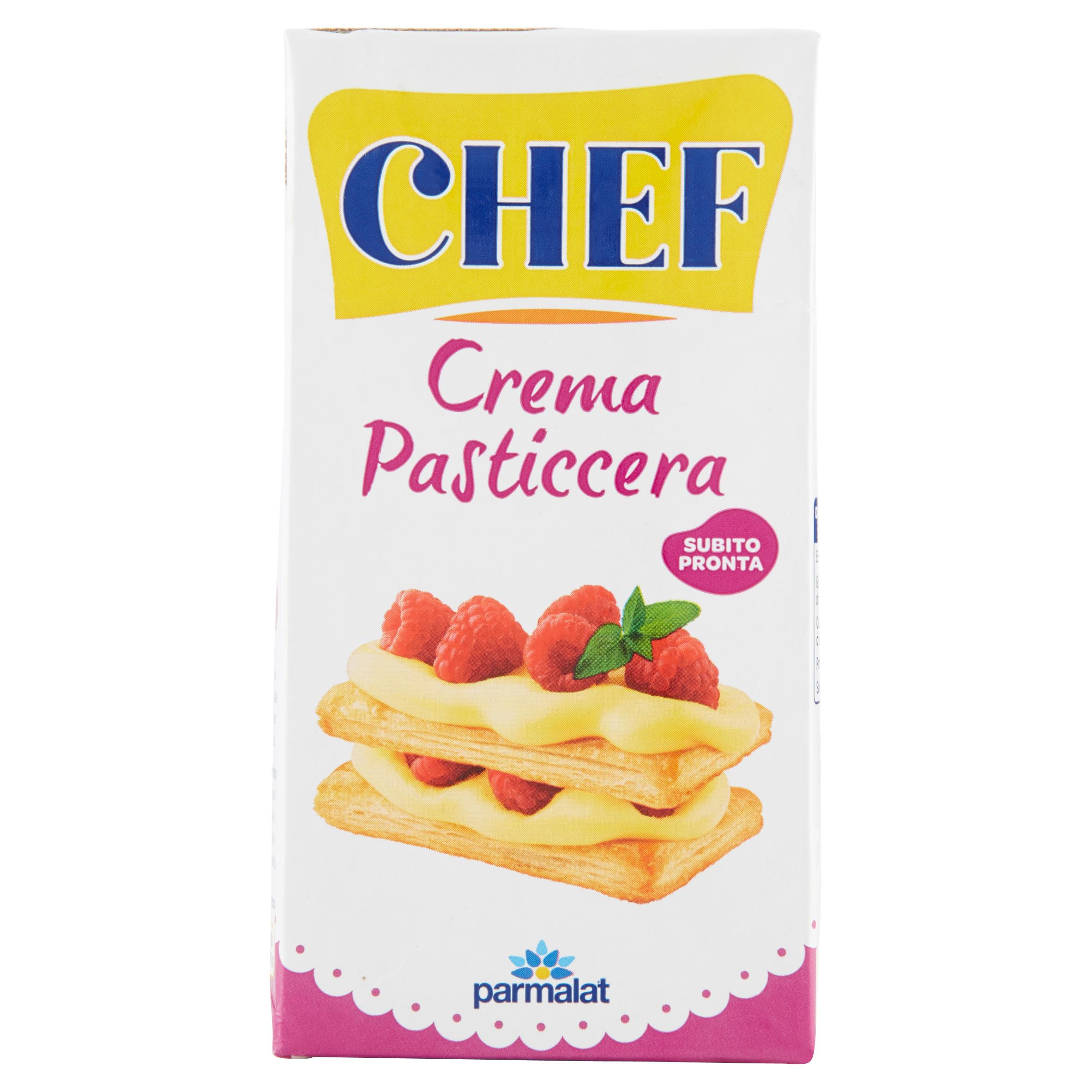 CHEF CREMA PASTICCERA BRIK 530 GR   XL