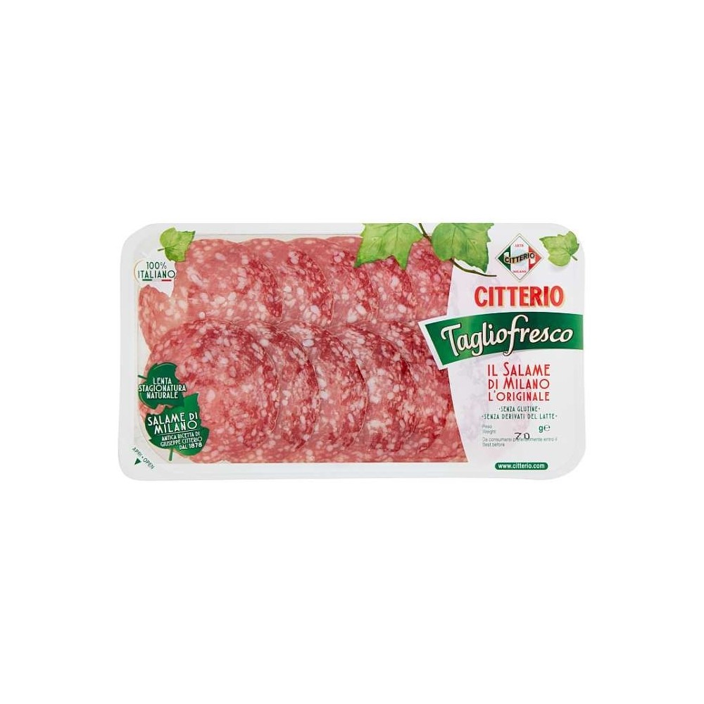 CITTERIO TAGLIO FRES VAS SALAME MIL 70 GR   L