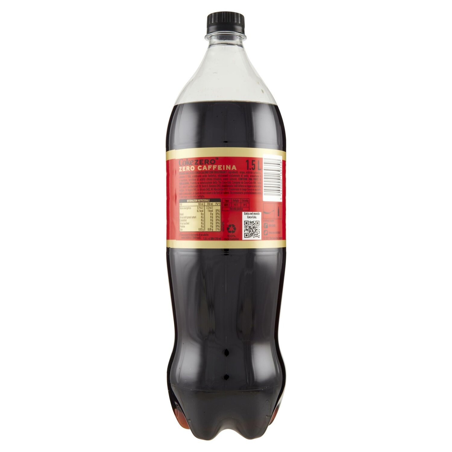 COCA COLA ZERO S/CAF PET 1 5 LT   L