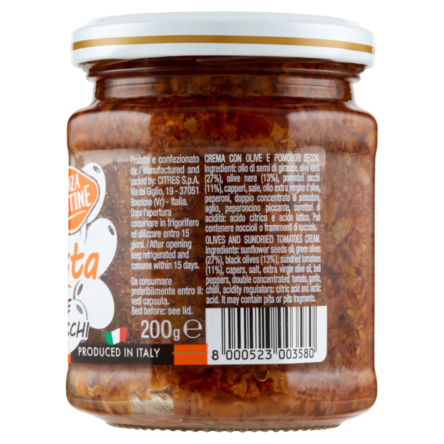 CITRES BRUSCHETTA SOTT OLIO 200 GR   M