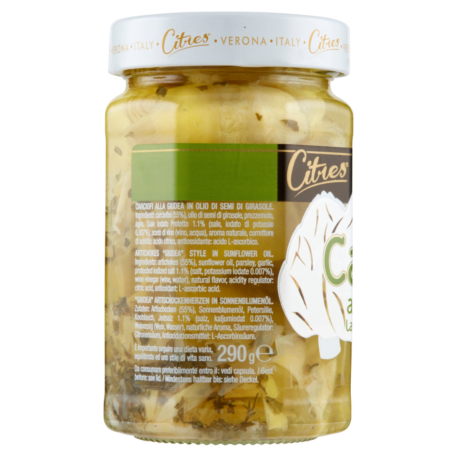 CITRES CARCIOFI GIUDEA OLIOC/ODIO 290 GR   L