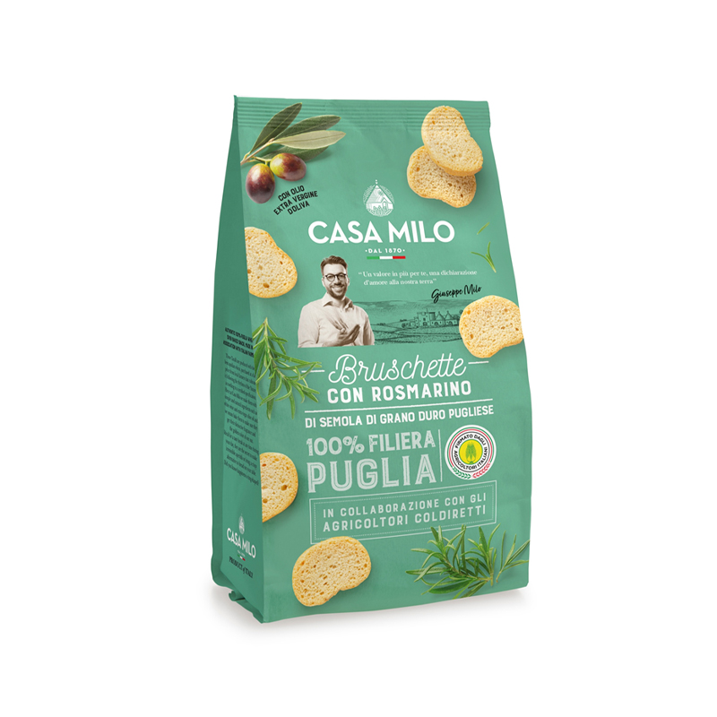 CASA MILO BRUSCHETTA ROSMARINO 150 GR   S