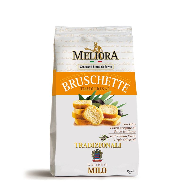 CASA MILO BRUSCHETTE TRADIZ MELIORA 70 GR   S