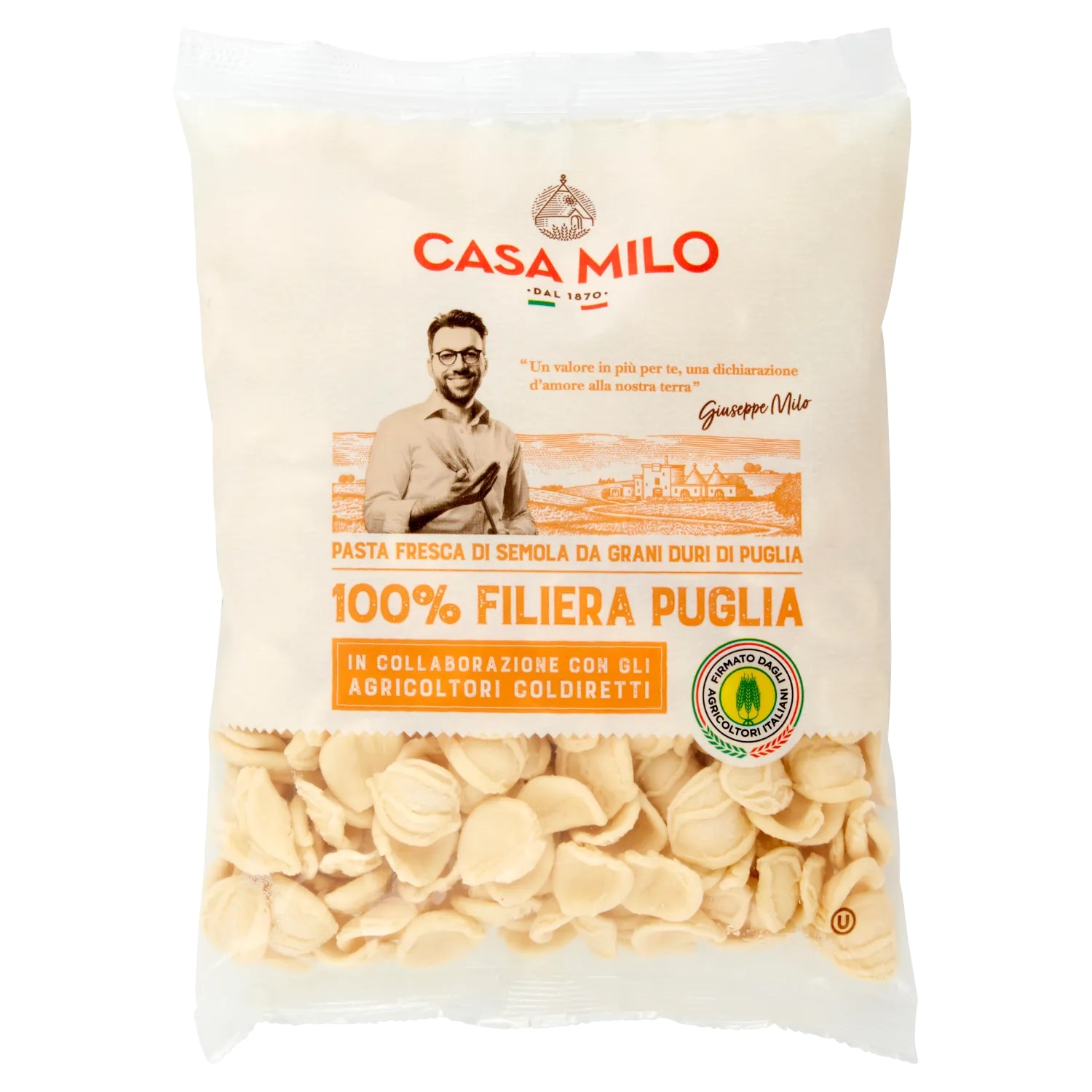 CASA MILO PASTA FRESCA ORECCHIETTE 500 GR   S  CCC