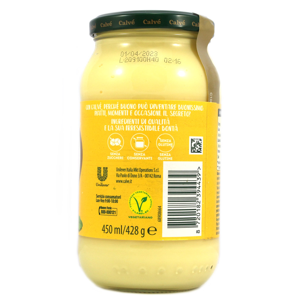 CALVE MAIONESE VASO 450 GR   M