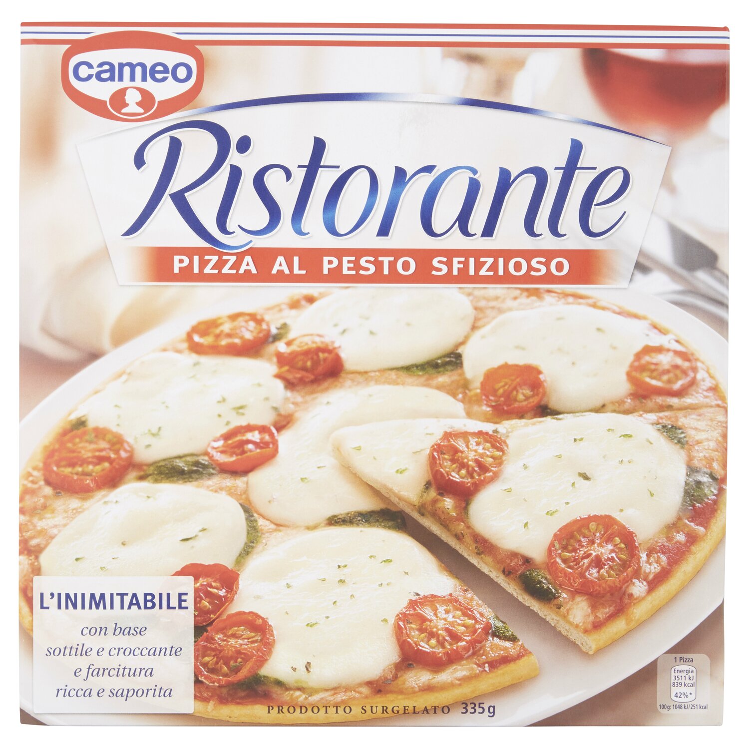 CAMEO PIZZA RISTOR PESTO 335 GR   L